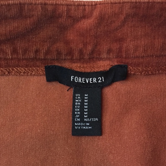 F21 Corduroy Mini Skirt - Picture 6 of 7